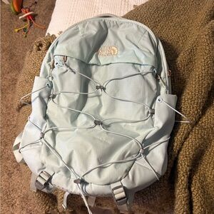 The North Face Pastel Blue Outdoor Bungee Backpack